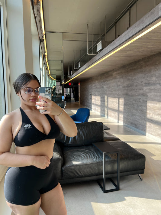The Onyx Bloom Bra