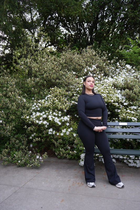 The Onyx Bloom Top